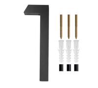 Modern Address Numbers 3D Floating Black Address Numbers
