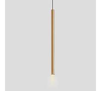 Modern Adjustable LED Pendant Light - Industrial Farmhouse Chandelier for Kitchen Island, Bar, Dining Room (Gold, 50cm)