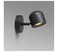 Modern Adjustable Wall Lamps for Living Room & Bedroom - 7W Aluminum Sconces, Stylish Corridor Lighting, AC90-220V, Ideal for Bedside & Mirror Use (Black Warm White)