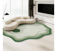 Modern Aesthetic Art Deco Irregular Pattern Area Rug for Living Room Bedroom & Dining Room - Stylish Home Decor Soft & Perfect for Any Space