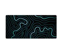Modern Aesthetic Geometric Mousepad 700x300mm or DIY Personalised Custom Image Print Extended Big Mouse Mat High Precision Tracking Stitched Borders for PC Gaming Laptop