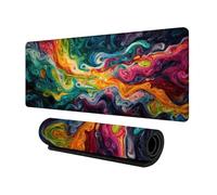 Modern Aesthetic Geometric Mousepad 700x300mm or DIY Personalised Custom Image Print Extended Big Mouse Mat High Precision Tracking Stitched Borders for PC Gaming Laptop