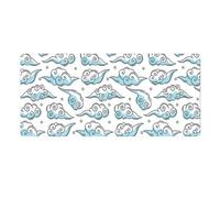 Modern Aesthetic Geometric Mousepad 700x300mm or DIY Personalised Custom Image Print Extended Big Mouse Mat High Precision Tracking Stitched Borders for PC Gaming Laptop