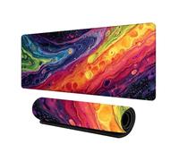 Modern Aesthetic Geometric Mousepad 700x300mm or DIY Personalised Custom Image Print Extended Big Mouse Mat High Precision Tracking Stitched Borders for PC Gaming Laptop