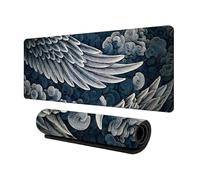 Modern Aesthetic Geometric Mousepad 700x300mm or DIY Personalised Custom Image Print Extended Big Mouse Mat High Precision Tracking Stitched Borders for PC Gaming Laptop