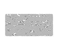 Modern Aesthetic Geometric Mousepad 700x300mm or DIY Personalised Custom Image Print Extended Big Mouse Mat High Precision Tracking Stitched Borders for PC Gaming Laptop