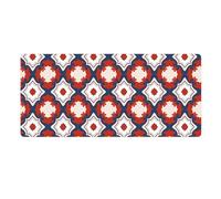 Modern Aesthetic Geometric Mousepad 700x300mm or DIY Personalised Custom Image Print Extended Big Mouse Mat High Precision Tracking Stitched Borders for PC Gaming Laptop