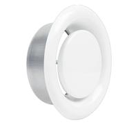 Modern Aesthetic Steel Outlet Diffuser in Carbon Grey Finish for Enhancing Interior Deck Fashion in Residences and Offices Quiet Home Outlet
