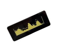 Modern AK25664 Color Display Clock User Friendly Music Spectrum Device with Interactive Control Button and Type C Connection