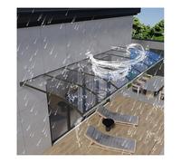 Modern Aluminum Door Canopy 57x210cm, Stylish Front Door Awning with Installation Accessories, Durable Shelter for Enhanced Entryway Protection