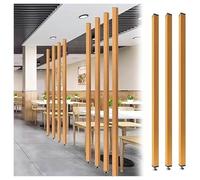 Modern Aluminum Floor-to-Ceiling Room Divider Decorativefor Small Spaces Ideal for Coffee Shops Hotels & More (2 pcs 140cm/55.1in/4.59ft)