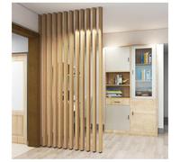 Modern Aluminum Room Divider PostsSquare Metal Slats for Hallway Bathroom Kitchen Apartment & Studio Entrance (Set of 8 170cm/66.9in/5.57ft)