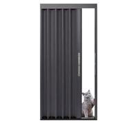 Modern Aluminum Sliding Concertina Doors Large Internal Folding Doors with Lock Various Sizes and Colors Available