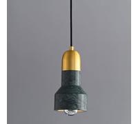 Modern and Simple Indoor Bed Hanging Lamp Copper and Marble Material Pendant Light Corridor Porch and Living Room Background Wall Chandelier is Suitable for The Restaurant Bar
