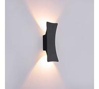 Modern and Simple Outdoor Waterproof Wall Light Double-Headed Luminous LED Wall Lamp Frosted Finish Lamp Body Sconce Light Decorative Lighting for Exterior Walls Made in China