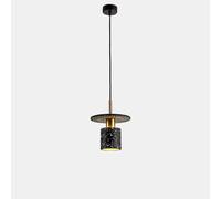 Modern And Simple Restaurant Cafe Hanging Lamp Light Luxury High-end Terrazzo Pendant Light Show House Background Wall Farmhouse Club Restaurant Shopping Mall Decoration Lighting Fixt (Dark)