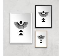 Modern Angel Giclee Art Print - A2 - Wooden Frame