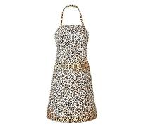 Modern Animal Print Polyester Apron Wrinkle-Free Water Adjustable Strap Home Kitchen Beauty Salon Multiuse Apron