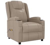 Modern Anthracite Massage Reclining Chair vidaXL