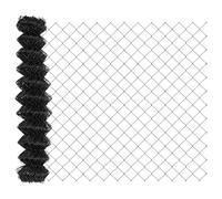 Modern Anthracite Steel Wire Fence 100x120 cm - Durable Weatherproof Garden Border & Raised Bed Enclosure for Outdoor Spaces