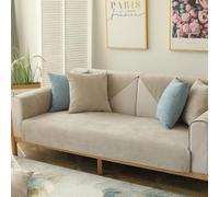 Modern Anti-Slip Sofa Cover 180x150cm Pet-Friendly Protector for 3/4/2/1 Seats Relaxing Khaki Slipcover for Dogs & Cats Durable & Stylish Furniture Shield