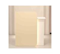 Modern Apricot White Small Reception Desk with Lockable Drawer Cashier Counter Workstation Easy Installation Welcome Unit for Showcase Display Front Office Furniture