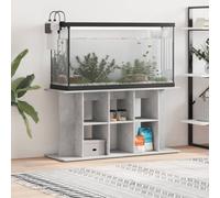 vidaXL Engineered Wood Aquarium Stand - Spacious Storage - Stylish Grey Design - Sturdy Construction - Precise 120x40x60 cm Dimensions - No Fish Tank Included
