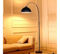 Modern Arc Floor Lamp for Living Room, 67Inch Large Dome Arch Dimmable Standing Light, Industrial Tall Arched Reading Lamps Hanging Metal Shade for Bedroom, Office, Over Couch