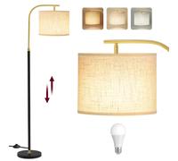 Modern Arc Floor Lamp with Adjustable Height and Foot Switch