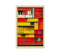 Modern Architecture Canvas Poster Bedroom Decor Landscape Office Room Decor Gift 08x12inch(20x30cm)