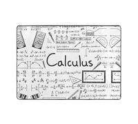 Modern Area Rug, Indoor Rugs,Math Geometry Geek Calculus Rugs for Bedroom Living Room Extra Soft and Comfy Carpet and Perfect for Hardwood Floors 80 X 58 in