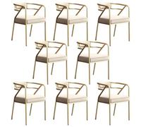 Modern Armchair for Cafe Restaurant & Waiting Room Stylish 2.8pcs Dining Room Seating Comfortable & Upholstered Chairs for Reception Areas
