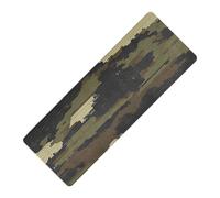 Modern Army Green Camouflage printed mat yoga Thick 1 mm for women non slip, with carrying bag tapete para ejercicio 71x26 inches