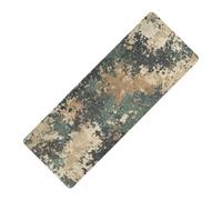 Modern Army Green Camouflage printed yoga matt Thick 1 mm for outdoor non slip, with carrying bag tapete para ejercicio 71x26 inches