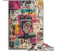 Modern Art by Basquiat 2000 Pieces Jigsaw Puzzle for Adults& Teens, Challenging Game And Family Play Artists Collection, Fine Art for Age 14 Years Up (70x100cm)