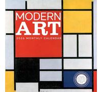 Modern Art Calendar 2026 | 12” x 24” Wall Calendar 12 Month | Marble City Press | Abstract Expressionism | Museum, Fine Art