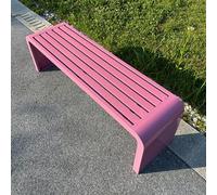Modern Art Deco Waterproof Metal nic Bench - Multicolor Outdoor/Indoor Garden Seating for Patio Ln Yard & Porch - 79" L x 16" W x 18" H - Design