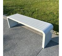 Modern Art Deco Waterproof Metal Picnic Bench - Multicolor Outdoor & Indoor Park Bench for Patio, Lawn, Yard, Porch - 79" L x 16" W x 18" H, Alloy Design