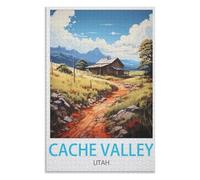 Modern Art Home Decor,Cache Valley Utah,Adults 1000 Piece Jigsaw Puzzle- Christmas,70x50,paper puzzle,AA-540