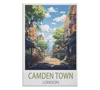 Modern Art Home Decor,Camden Town London,Adults 1000 Piece Jigsaw Puzzle- Christmas,75x50,wooden puzzle ,AA-800