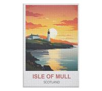 Modern Art Home Decor，Isle of Mull Scotland，Adults 1000 Piece Jigsaw Puzzle- Christmas，75x50，wooden puzzle ，AA-1400