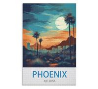 Modern Art Home Decor,Phoenix Arizona,Adults 1000 Piece Jigsaw Puzzle- Christmas,52x38,paper puzzle ,AA-680