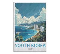 Modern Art Home Decor,South Korea Busan,Adults 1000 Piece Jigsaw Puzzle- Christmas,75x50,wooden puzzle ,AA-1300