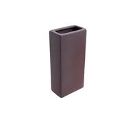 Modern Art Stoneware Vase Purple for Modern Home Decor Flower Vase Boho Decor Ceramic, 9.5 x 5.5 x 19.5 cm