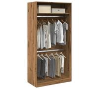 Modern Artisan Oak Wardrobe Engineered Wood Bedroom Storage Furniture