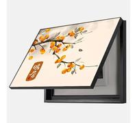 Modern Artistic Electric Meter Cover, Indoor Decorative Hide Box Painting, Canvas Wall Art for Meter Disguise, Creative Fuse Box Cover Design