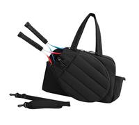 Modern Athletic Bag for Women Men Padded Racket Storage Quick Access Side Pockets Adjustable Shoulder Strap Lightweight Nylon Sports Bag