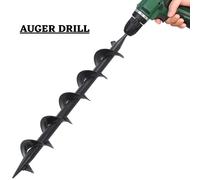 Modern Auger Drill Bit Steel 75x600mm Garden Tool Earth Post Hole Digger Vidaxl