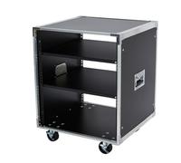 Modern AV Media Stand Stereo Cabinet & Record Player Rack - Audio Tower Holder for Home Office & Theater CD Storage (53x48x48cm / 20.9x18.9x18.9in)