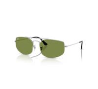 Ray - Ban RB3845 EXPLORER 5 003/4E Unisex Sunglasses Metal Silver Green Geometric Normal